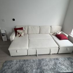 White Sectional