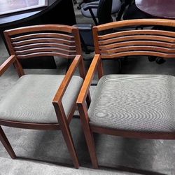 Vintage ATM Chairs Knoll Designer Side Guest  Lobby Waiting Room Office Chairs 