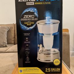 Zero Water Filter & Extra Filters 