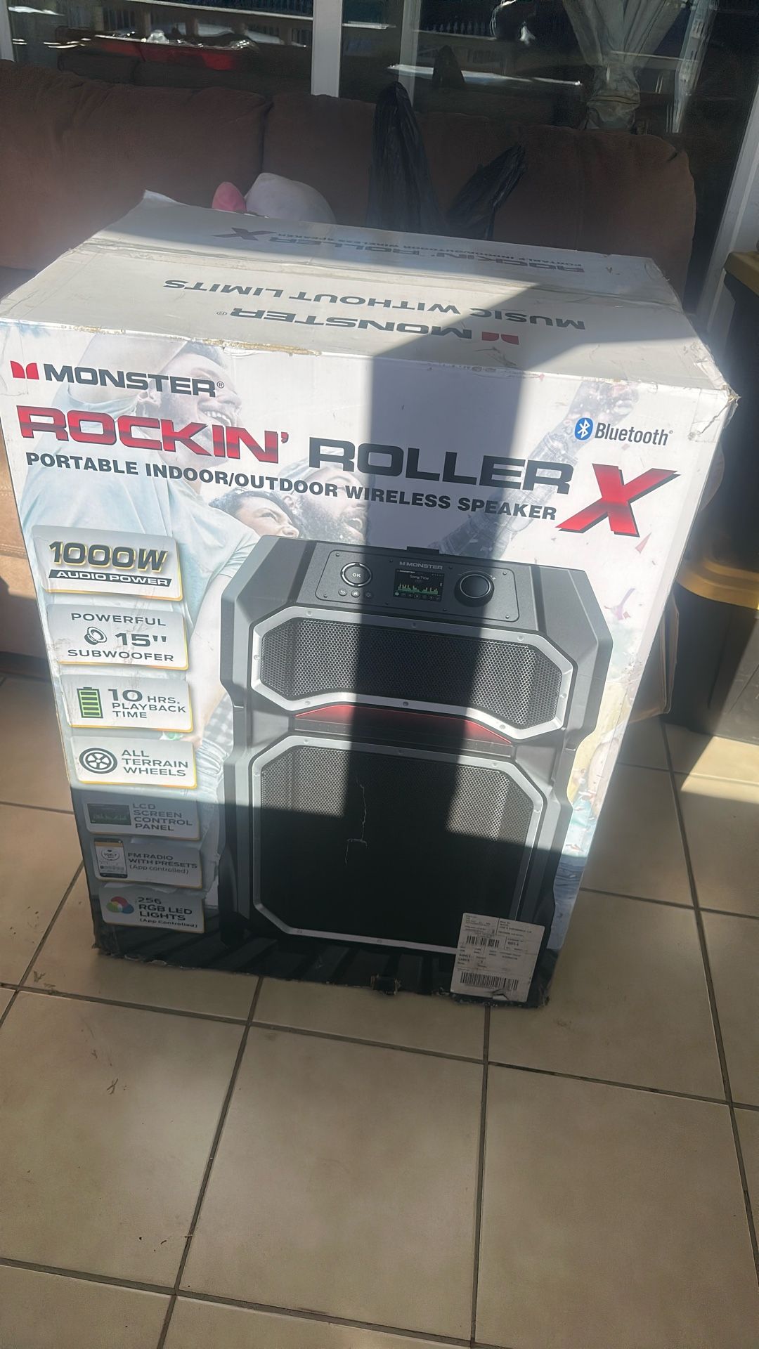 Monster Rockin Roller X Bluetooth Speaker