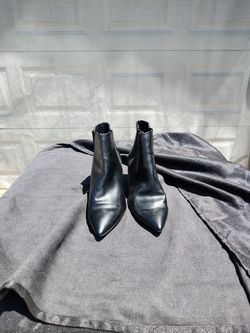 INC International Concept Leather  Chelsea Boots