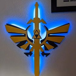 The Legend of Zelda lamp – Wall mountable lamp Master sword