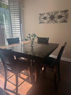 Dining set Dark Brown