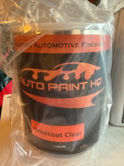Clear Coat Paint Intercoat Clear Gallon