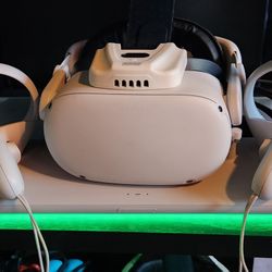 Oculus Quest 2 (64GB) with upgrade adjustable head fit and upgraded headset Padded insert, Rechargeable Airflow headset power module with Charging Doc