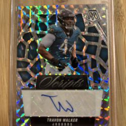 Travon Walker Auto #1 Overall Pick Panini Mosaic