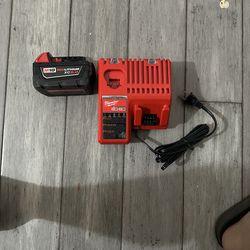 Milwaukee M18 Lithium-lon XC Starter Kit with One 5.0Ah Battery and Charger