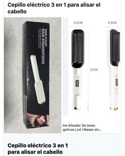 TWO 2️⃣ 3 in 1 electric brushes to smooth the Hair