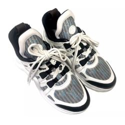 Louis Vuitton Women's LV Archlight Sneakers Leather and Damier Monogram LV SZ 8