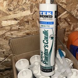 Tek Bond Acrylic Painter's Caulk White  12 Packs 