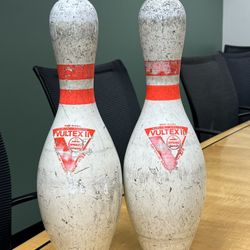 Vintage Bowling Ball Pins