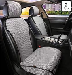 Luxury Breathable Car Seat Cover Fit Four Seasons, Universal Front of Car Seat Cushions