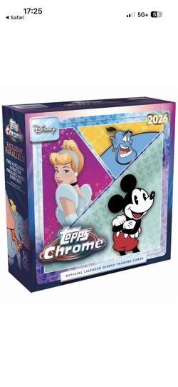 Topps Chrome Disney Mega Box