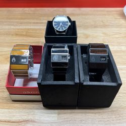 Men’s Nixon Rotolog & Sentry Watches