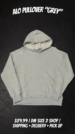 Alo Zip Up, Black, Grey