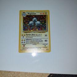 Magnetron Pokemon Holo Card 