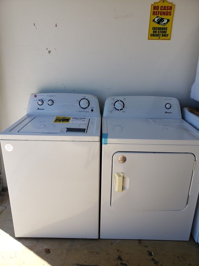 BRAND NEW AMANA WASHER AND DRYER SET 1 YEAR WARRANTY for Sale in