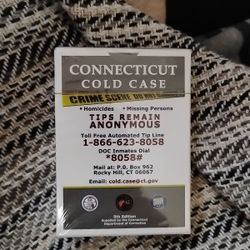 Connecticut Cold Case Playing Cards Misprint 5th Edition
