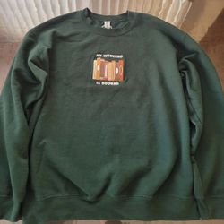 "My Weekend Is Booked" Sweatshirt - Size Small