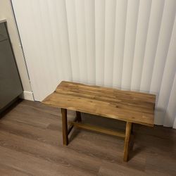 Decorative Wooden Outdoor Bench