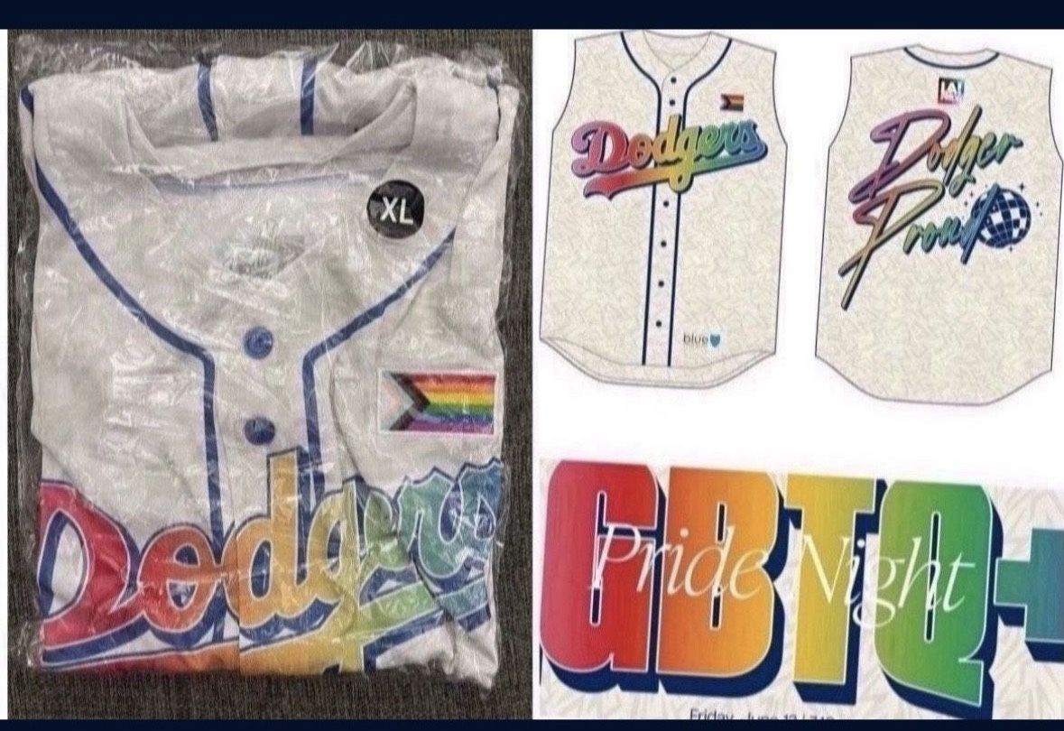 Dodgers Jersey LGBTQ Pride Night Medium Or XL