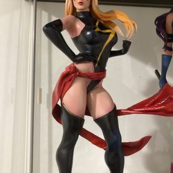 Ms Marvel Statue X-men Anime Sexy Carol Denvers Figure Comic Dc Girl Hero Super 