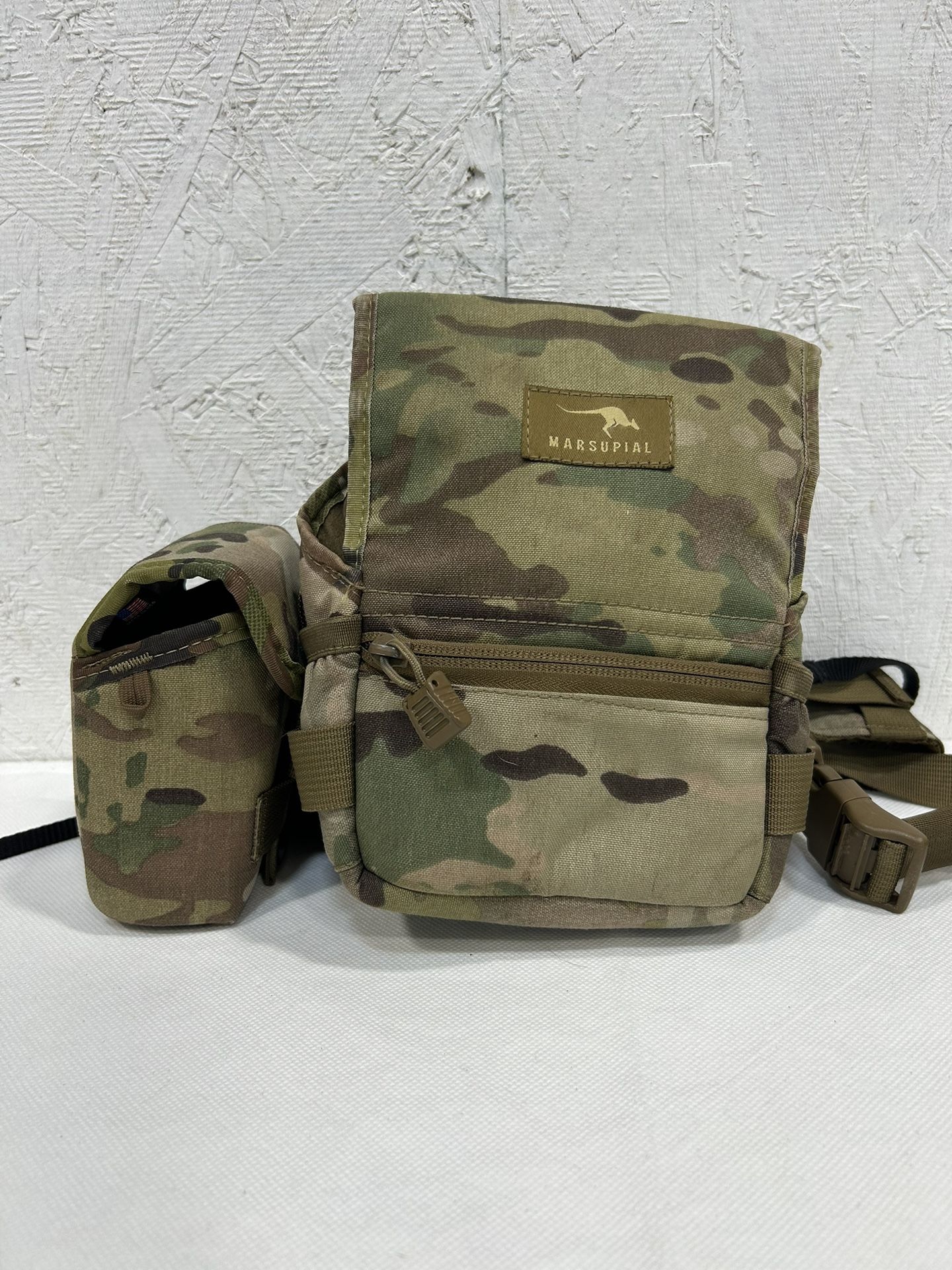 Marsupial Bino Harness + Rangefinder Pouch