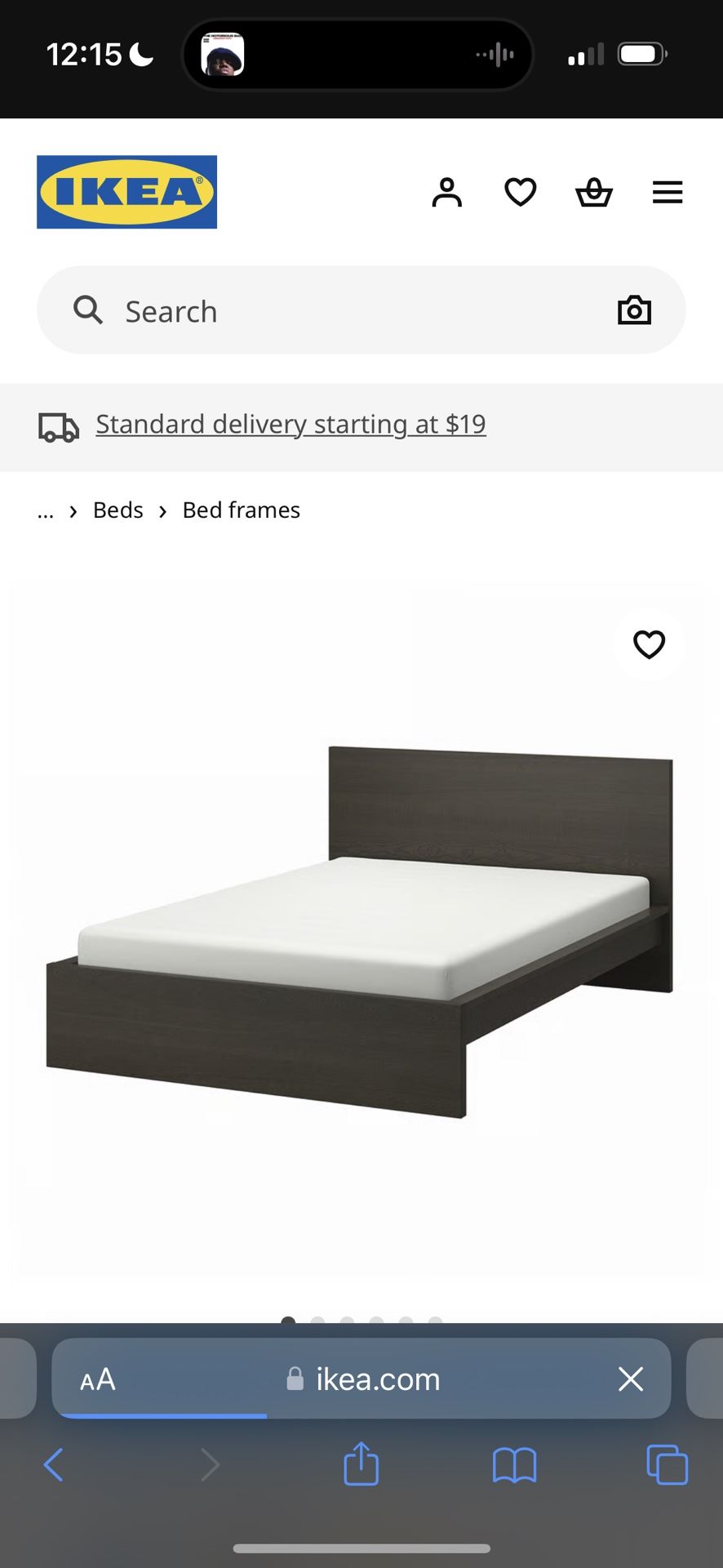 Full Bed Frame (BLACK)