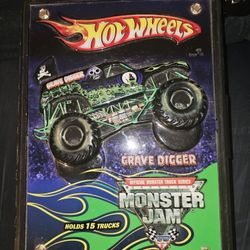 12 Monster Trucks With Carrying Case