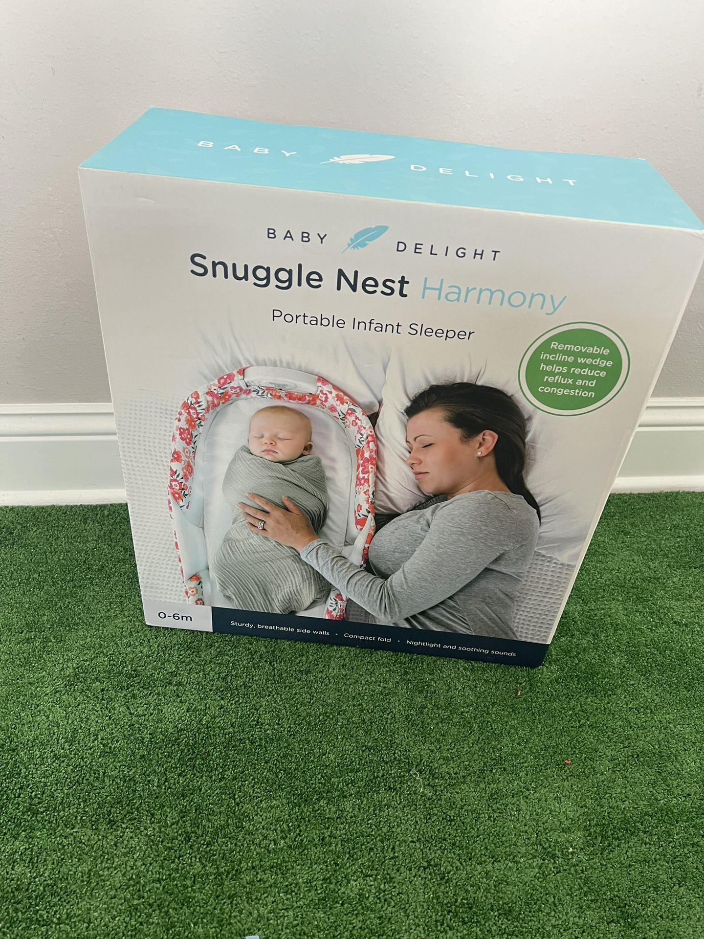 Baby Delight Snuggle Best Harmony Portable Infant Sleeper