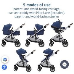 Zelia' Luxe 5-in-1 Modular Travel System Système de transport modulaire, 5 en 1