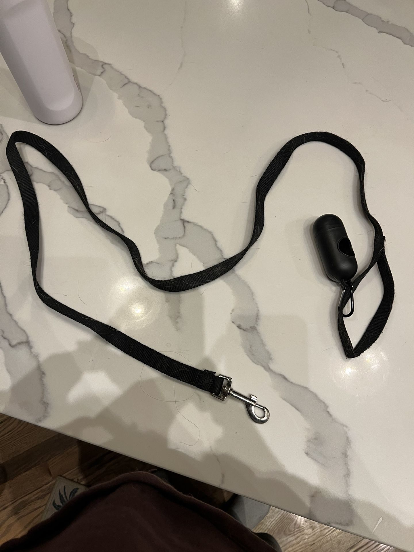 Leash With Poop Bag Dispenser