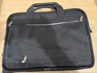 Tumi Black Nylon Laptop Briefcase Bag