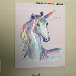 Unicorn Frame Very Cute