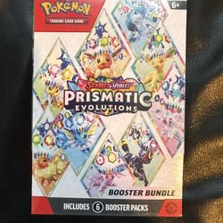 2025 Pokemon Scarlet & Violet Prismatic Evolutions Booster Bundle