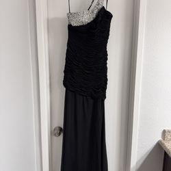 Black Dress Formal Long