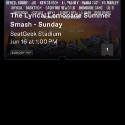 Summer Smash Sunday VIP Ticket
