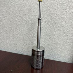 Portable coffee/tea maker with a lid for easy cleaning | Stainless steel mini French press | Ideal for travel, home, and camping | Original patented p