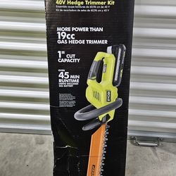 New 40V Ryobi 24" Hedge trimmer kit