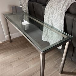 Glass Console Table 