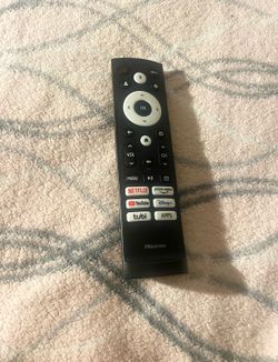 Remote for Hisense smart tv