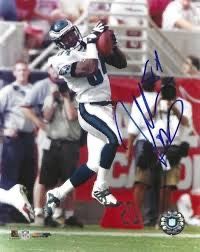 Autographed Freddie Mitchell Photo (with Frame)