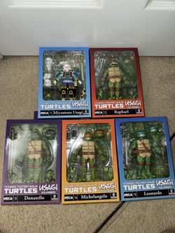 NECA Teenage Mutant Ninja Turtles 2026 Usagi Yojimbo Set of 5