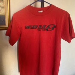 Men’s Anchor Blue Shirt Size Small 