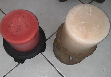 Big candles with stand