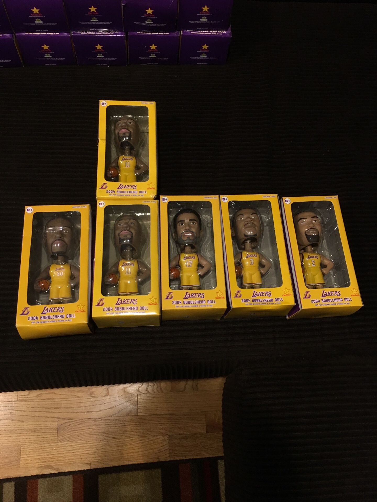 2004 Carl’s Jr. Lakers bobbleheads