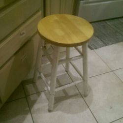 Wood Stool For $25