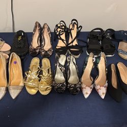 Assorted Women’s Heels And Shoes