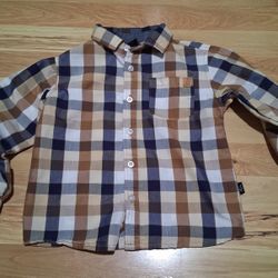 Pre-Owned American Hawk Boy's Long Sleeve Button Up Shirt, Size 5