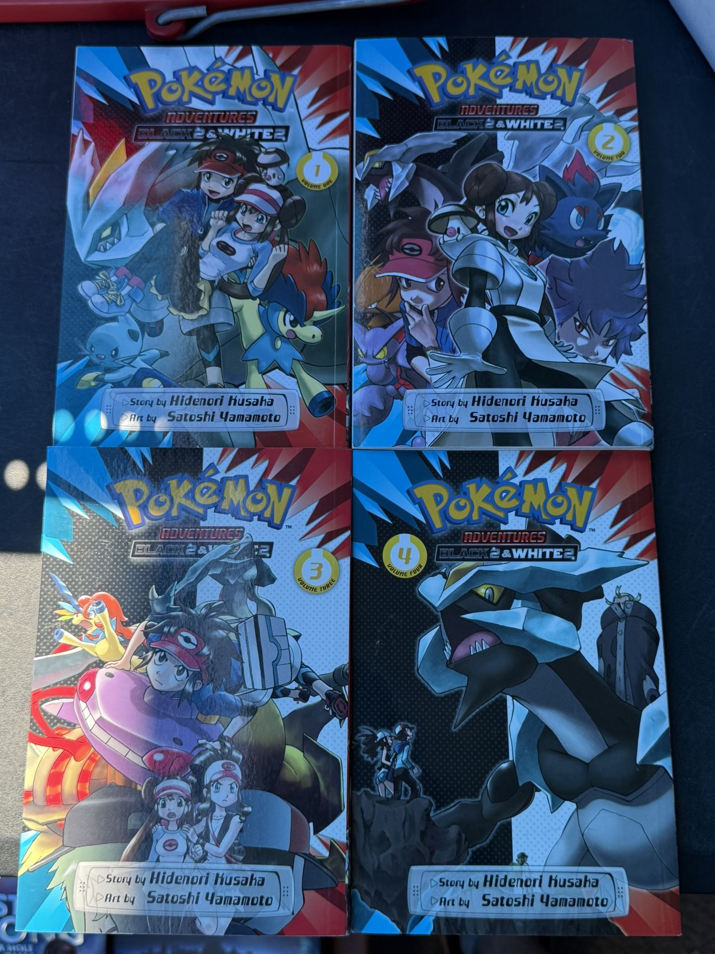 Pokemon black 2 And White 2 Complete manga Set 1-4